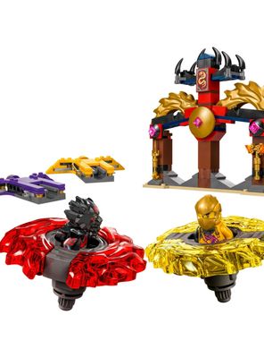 Bloques LEGO NINJAGO Pack de Combate Spinjitzu 186 piezas