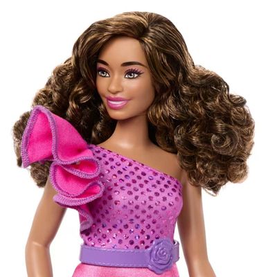 Imagen 2 del producto Muñeca Barbie Fashionista - Vestido rosa