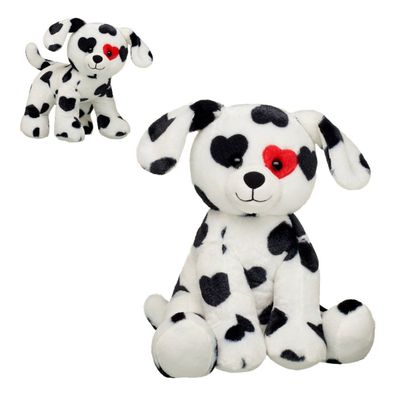 Peluche Build a Bear dálmata Be Mine corazón