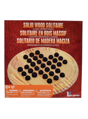 Imagen 2 del producto Juego de mesa clásico Solitario de Madera