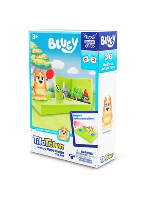 Imagen 2 del producto Bloques Construcción Magnéticos Bluey Booster Pack Tile Town - Keepy Uppy Bingo