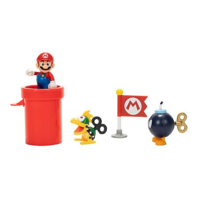 Imagen 2 del producto Playset Nintendo figuras Mario Mechakoopa Bob omb 6cm