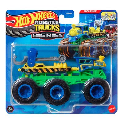 HOT WHEELS CAMIONES REMOLQUE ESCALA 1:64 - LOCO PUNK
