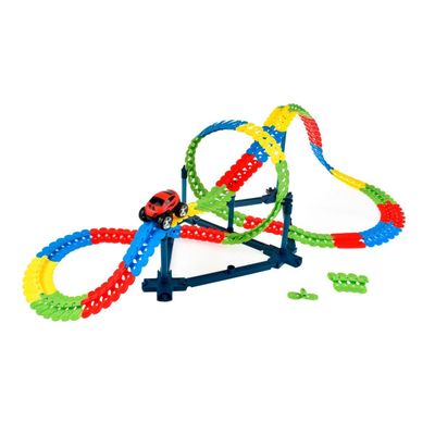 Imagen 2 del producto Pista de carreras ANSALDO 236 piezas antigravedad con auto