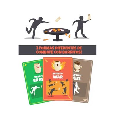 Imagen 2 del producto Juego de mesa JUEGO DE MESA cartas y burritos de espuma