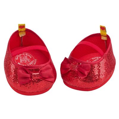 Imagen 2 del producto Zapatos Build a Bear rojos brillantes con moño