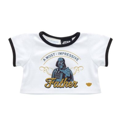 Imagen 2 del producto Polera blanca Build a Bear Darth Vader Star Wars