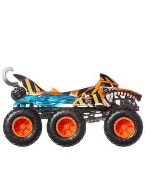 HOT WHEELS CAMIONES REMOLQUE ESCALA 1:64 - TIGER SHARK