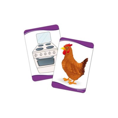 Imagen 2 del producto Juego didáctico DACTIC láminas palabras que riman 56 piezas