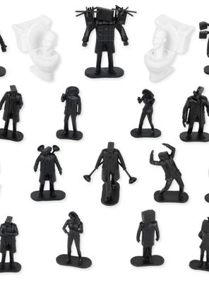 Figuras coleccionables SKIBIDI Cubo Batalla 20 personajes