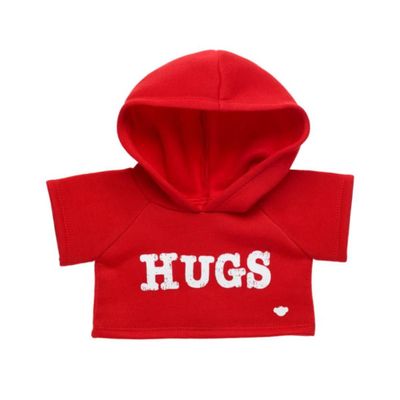 Imagen 2 del producto Polera Build a Bear roja con estampado Hugs