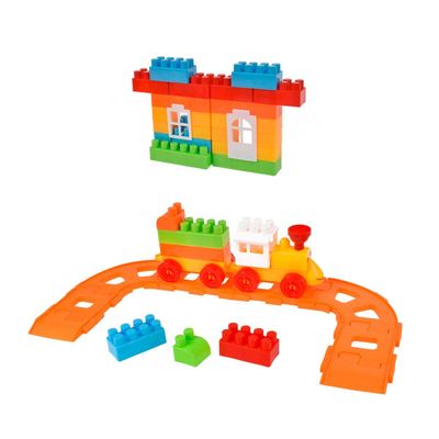 Imagen 2 del producto SET 55 BLOQUES PREESCOLARES EN CARRO CONTENEDOR