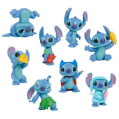 Figuras STITCH colección 8 figuras de acción