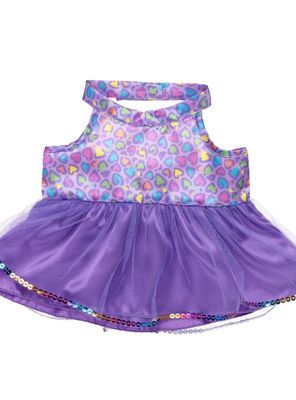 Imagen 2 del producto Vestido Leopardo Arcoíris Tul Build-A-Bear