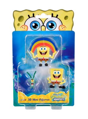 Imagen 2 del producto Pack 3 Figuras 5 Cm En Blister Bob Esponja - Plankton