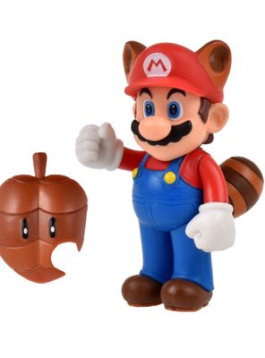 Imagen 1 del producto Figura 6 Cm Con Acc Super Mario Nintendo - Raccoon Mario