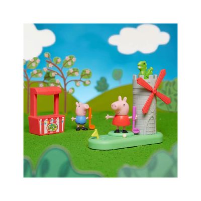 Imagen 2 del producto Playset Peppa Pig minigolf con figuras y accesorios