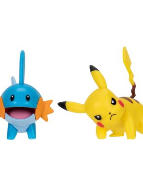 Pokémon Figura Pack 2 Mudkip - Pikachu