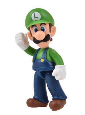 Figuras 6 Cm Super Mario De Nintendo Wave 54 - Luigi