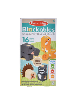 Imagen 2 del producto Set De Bloques Animales Del Bosque Melissa And Doug