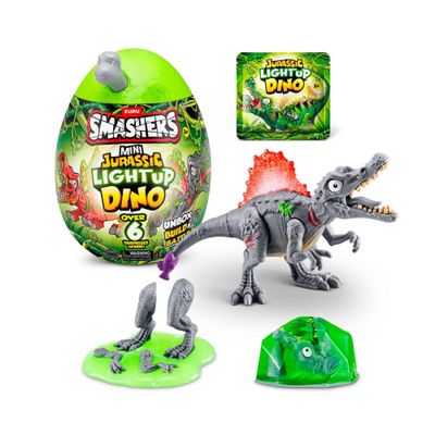 Imagen 2 del producto Mini huevo Smashers colección Jurassic con luces - Gris