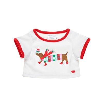 Imagen 2 del producto Polera Build a Bear navidad salchicha colección 2024