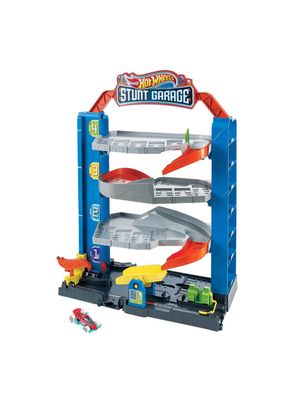 Imagen 1 del producto Pista Hot Wheels Garaje Stunt con ascensor y auto incluido