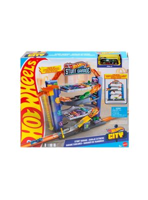 Imagen 2 del producto Pista Hot Wheels Garaje Stunt con ascensor y auto incluido