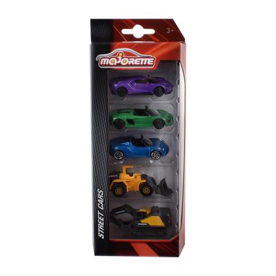 Imagen 2 del producto Vehículos Majorette set colección 5 unidades pala cargadora