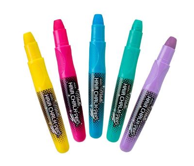 Lápices para el pelo metálicos ALEX 5 colores lavables