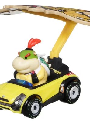 Imagen 2 del producto Vehículo Hot Wheels Mario Kart 1:64 Bowser Jr con glider