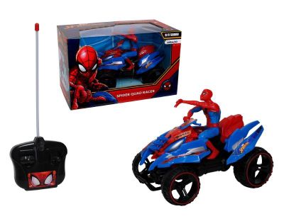 Cuadrimoto R/c Con Figura Spiderman