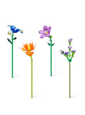 Bloques MAX 234 piezas flores y plantas