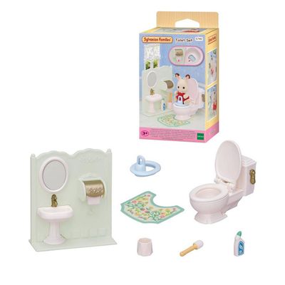 Imagen 1 del producto Playset Sylvanian Families baño con figuras y accesorios