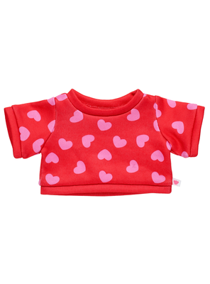Imagen 1 del producto POLERON ROJO CORAZONES BUILD-A-BEAR