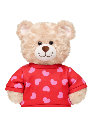 Imagen 2 del producto POLERON ROJO CORAZONES BUILD-A-BEAR
