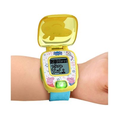 Imagen 2 del producto Juguete didáctico Peppa Pig reloj interactivo azul