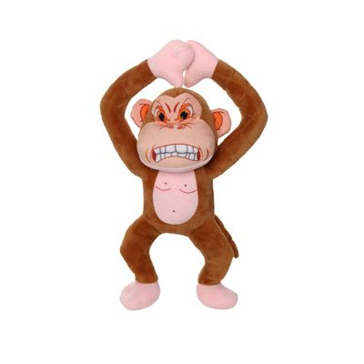 Peluche ANSALDO PETS animales enojados vaca 8.9x21.6x38 cm