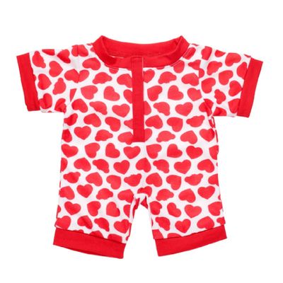 Imagen 2 del producto Pijama Build a Bear corazones para peluche