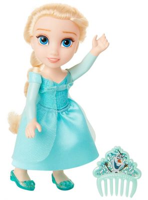 Muñeca con accesorios frozen de disney - elsa
