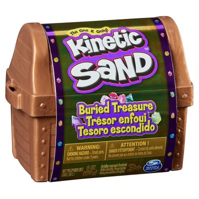 Imagen 2 del producto Cofre del Tesoro Kinetic Sand - 170 g de Arena con Sorpresa