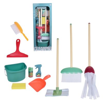 Set de limpieza Ansaldo 10 piezas juego de roles