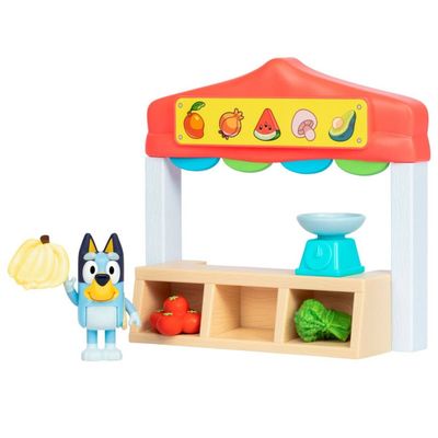 Playset Bluey mini heladería con figura de Bingo