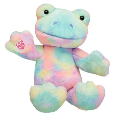 Imagen 2 del producto Peluche Build a Bear rana tie dye colores pastel