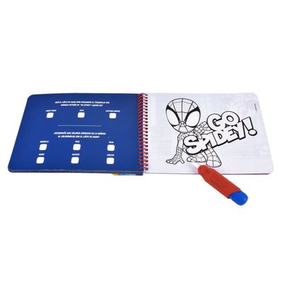 Imagen 1 del producto LIBRO CON LAPIZ MAGICO PARA PINTAR CON AGUA - SPIDEY