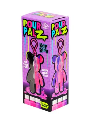 Imagen 2 del producto Oso Llavero Para Pintar Pour Palz - Morado