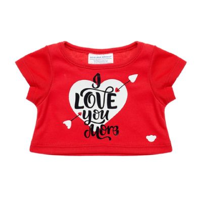 Imagen 2 del producto Polera Build a Bear I Love You More corazón