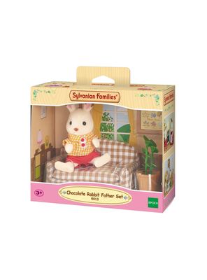 Imagen 2 del producto Set de sofá Sylvanian Families conejo chocolate colección