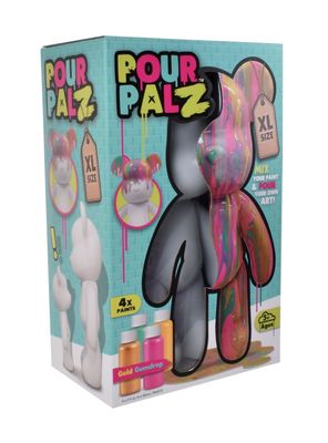 Imagen 2 del producto Oso Grande Para Pintar Pour Palz - Gold Gumdrop