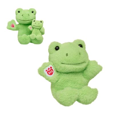 Mini peluche Build a Bear rana verde Bean